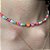 Chocker colorida com inicias - Imagem 1