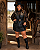 Conjunto Plus Size Colete e Shorte Saia - Imagem 1