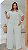 Conjunto Plus Size Listrado G2 Feminino - Imagem 1