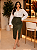 Saia Mídi Plus Size com Fenda G1 - Imagem 2