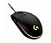 Mouse com fio Logitech G203 Lightsync Preto RGB, 8.000DPI - Imagem 1