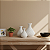 Kit 3 Vasos Decorativos Marmorizado Branco– Design Moderno - Imagem 6