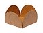 Forminha para Doces 4 Pétalas Kraft - 50 unidades - Nc Toys - Kafe Embalagens - Imagem 1