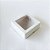 Caixa com Visor S24 Branca (8x8x4cm) 10 unidades - ASSK - Kafe Embalagens - Imagem 1