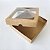 Caixa com Visor S25 Kraft (25x25x6,5cm) 10 unidades - ASSK - Kafe Embalagens - Imagem 2