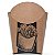 Embalagem para Batata Frita P (100g) 10x8x3,5cm - Kraft e Preto - 100 unidades - Perpack - Kafe Embalagens - Imagem 1