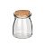 Pote de Vidro Sais 110ml Tampa de Rolha - 01 unidade - Kafe Embalagens - Imagem 1