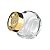 Baleiro de Vidro com Tampa Ouro 45ml - 01 unidade - Kafe Embalagens - Imagem 1