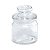 Pote de Vidro Hermético Tampa Flor 165ml - 01 unidade - Kafe Embalagens - Imagem 1