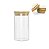 Pote de Vidro Hermético com Tampa de Bambu 150ml 9x5cm - 01 unidade - Kafe Embalagens - Imagem 1