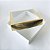 Caixa com Visor S22 Dourada (20x20x6cm) 10 unidades - ASSK - Kafe Embalagens - Imagem 2