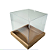 Caixa para Mini Bolo/ Mini Panetone  10x10x10 cm - 10 unidades - Kafe Embalagens - Imagem 4