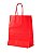 Sacola de Papel Colorida 17.5x8.5x21.5cm  Com 10 Unidades Vermelha - Imagem 1
