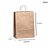 Sacola De Papel Kraft 0046 (23,5x10x31,5cm) Com 10 unidades Kafe Embalagens - Imagem 2