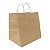Sacola De Papel Kraft Fundo Largo Delivery 5898 (20x15x25cm) Com 10 unidades Kafe Embalagens - Imagem 1