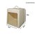Caixa Bolo/Panetone Branca 500g Com visor (15x15x16cm) 05 unidades - Imagem 3