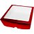 Caixa com Visor S22 Cores 20x20x6cm 10 unidades  ASSK  Kafe Embalagens - Imagem 7