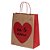 Sacola de Papel Kraft Estampas Decorada Love 10 unidades Kafe Embalagens - Imagem 3