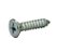 Parafuso Auto-atarraxante 4.8 X 45 Phillips Chata Zincado Branco 100 Unidades - Imagem 1