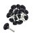 Manípulo Termoplástico Macho M8 X 50mm - 4526 - Modelo Margarida - Imagem 2