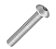 Parafuso Allen M6 X 10mm Abaulado Inox - 100 Unidades - Imagem 1
