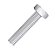 Parafuso Sextavado M12x50 Rosca Inteira Ma Zincado Branco - 100 Unidades - Imagem 1