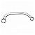 Chave Starter/estrela Meia Lua 11x13mm - 3061011130 - Gedore Red - Imagem 1