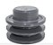 Polia Ferro Fundido 120mm com 2 Canais Perfil B - Mademil - Imagem 1