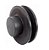 Polia Ferro Fundido 60mm com 1 Canal Perfil B - Mademil - Imagem 1