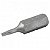 Jogo de Bits Ponteiras Hexalobular com Encaixe 1/4 Pol. T7 X 25mm - 3538007025 - Vonder - Imagem 1
