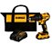 Parafusadeira Furadeira de Impacto Brushless 1/2 Pol. 20v com Bateria Lítio-íon 2ah Carregador Bivolt e Bolsa para Transporte - Dcd7781d1-br - Dewalt - Imagem 1