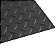 Piso de Borracha Antiderrapante Tipo Diamante 2,5mm Preto - Metro - 8031250000 - Vonder - Imagem 3