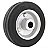 Roda 5 Pol. de Borracha Preta - 3579538740 - Vonder - Imagem 1