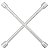 Chave de Roda Tipo Cruz 17mmx19x21x23mm - 3697170230 - Vonder - Imagem 3