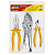 Kit de Ferramenta com Alicate de Pressão 10 Pol. Alicate Universal 8 Pol. e Alicate Corte Diagonal 6 Pol. - 43409109 - Tramontina Master - Imagem 6
