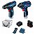 Conjunto de Parafusadeira/furadeira Gsr120-li e Chave de Impacto Gdr120-li a Bateria 12v com Maleta de Alumínio - 6021198120 - Bosch - Imagem 1