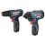 Conjunto de Parafusadeira/furadeira Gsr120-li e Chave de Impacto Gdr120-li a Bateria 12v com Maleta de Alumínio - 6021198120 - Bosch - Imagem 2