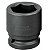 Soquete Sextavado de Impacto Encaixe de 3/4 Pol. 19mm - 020001 - Gedore - Imagem 1