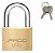 Cadeado Latão 50mm Pado Alta Segurança com 2 Chaves - Imagem 1