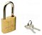 Cadeado Latão 25mm Pado Alta Segurança com 2 Chaves - Imagem 6