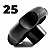 Kit 25 Manípulos 3/8 Fêmea 6040 - Imagem 1
