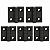 Kit 5 Dobradiças Zamac Industrial 60x60mm - Imagem 1