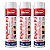 Kit 3 Espumas Expansivas Pu Mister Mr400 500ml 480g Poliuretano - Imagem 1