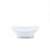 Mini Bowl Decorativo de Cerâmica Branco - Imagem 1