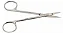 Tesoura Iris 10cm Fina/fina Reta Aço Inox - Vital Gold - Imagem 2
