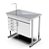 Mesa de Atendimento Com Gabinete - Sanitas Móveis - Imagem 1