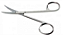 Tesoura Cirúrgica 12cm Curva Fina/Fina - Vital Gold - Imagem 1