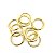 Argola para bolsa 2,5 cm dourado (o par) - Imagem 1