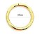 Argola para bolsa 2,5 cm dourado (o par) - Imagem 2