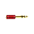 Plug Adaptador P2 x P10 St. Pratt Vermelho - Imagem 11